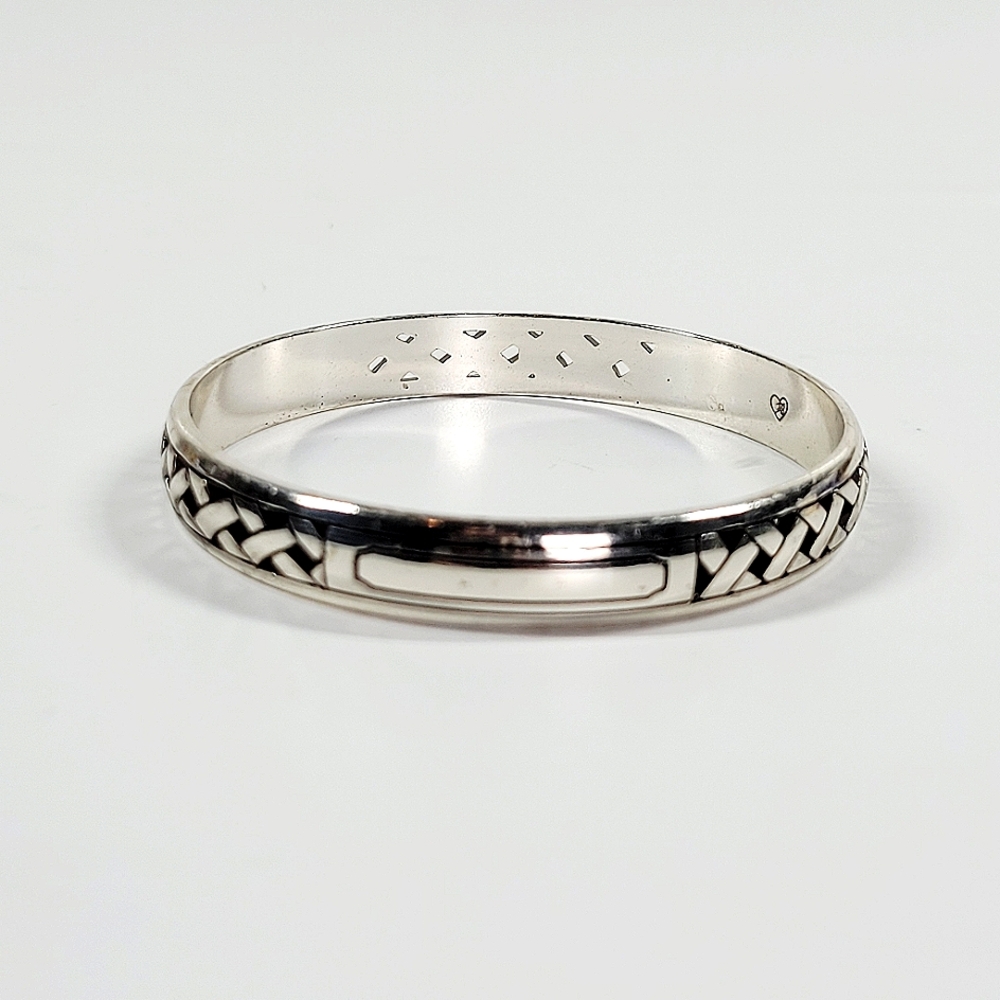 Brighton Silver Braided Celtic Knot Bangle Bracelet